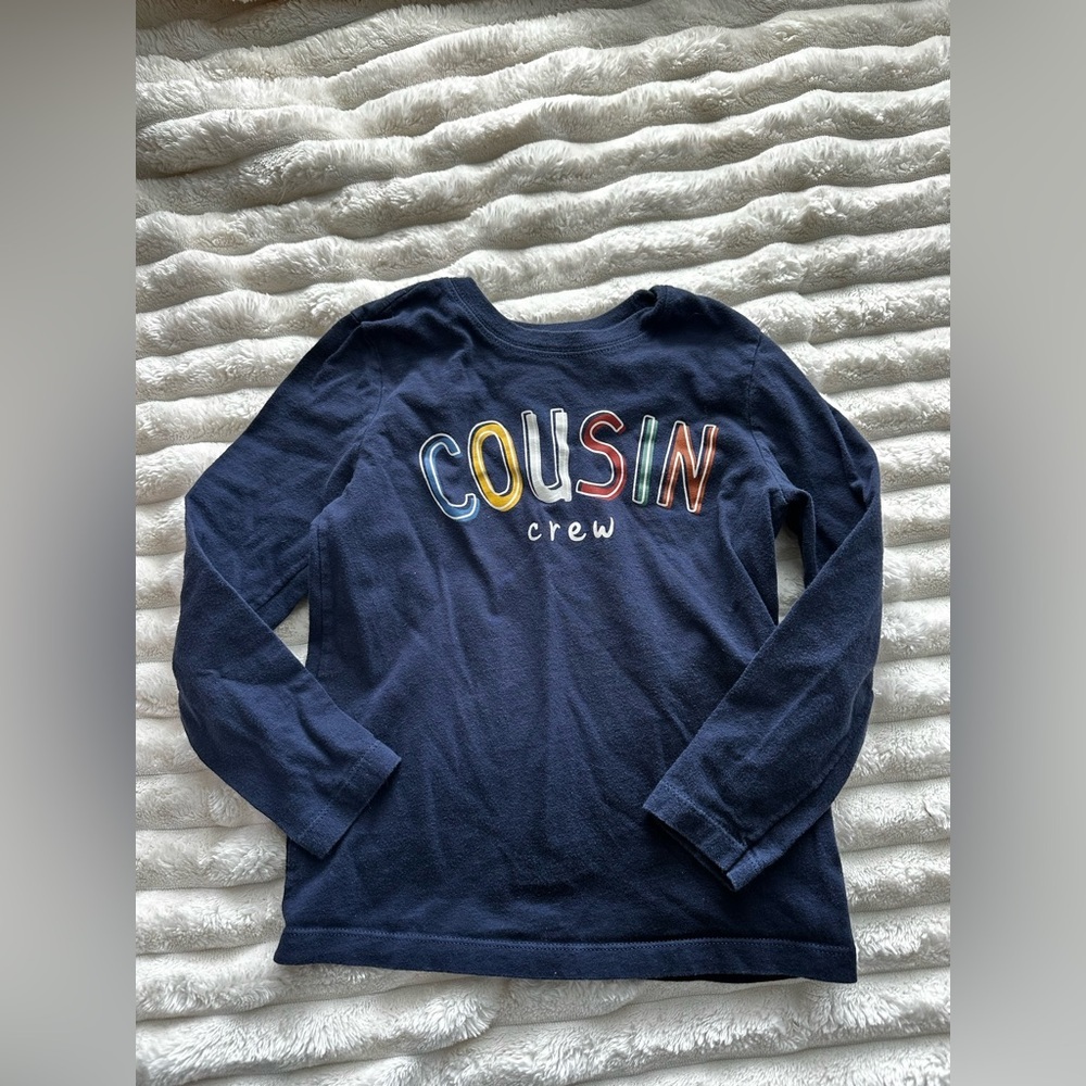 Cousin crew carters 5t long sleeve top
